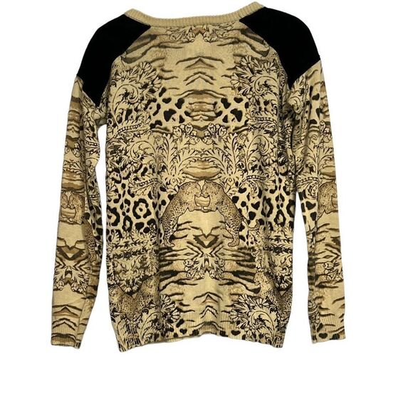 ONE Teaspoon Knit Animal Print Leopard / Tiger Sweater - Picture 2 of 11